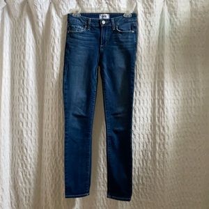 PAIGE Skyline Ankle Peg Indigo was EUC